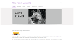 Desktop Screenshot of akitaplanet.org
